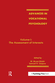 Advances in Vocational Psychology: Volume 1: the Assessment of interests book cover