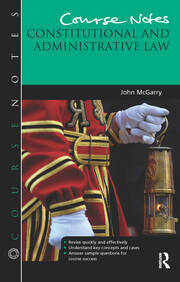 Course Notes: Constitutional and Administrative Law book cover