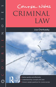 Course Notes: Criminal Law book cover