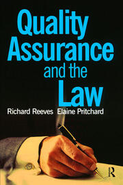Quality Assurance and the Law book cover
