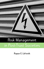 Risk Management in Post-Trust Societies book cover