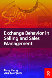 Exchange Behavior in Selling and Sales Management book cover