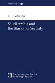 Saudi Arabia and the Illusion of Security book cover