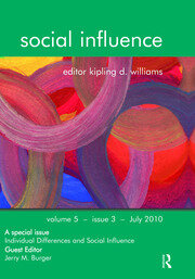 Individual Differences and Social Influence book cover