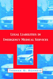 Legal Liabilities in Emergency Medical Services book cover