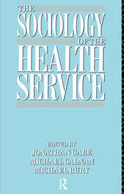 The Sociology of the Health Service book cover