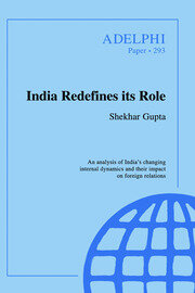 India Redefines its Role book cover
