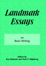 Landmark Essays on Basic Writing: Volume 18 book cover