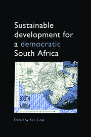 Sustainable Development for a Democratic South Africa book cover