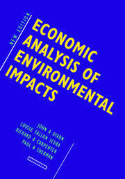Economic Analysis of Environmental Impacts book cover