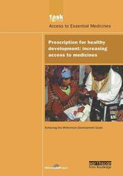 UN Millennium Development Library: Prescription for Healthy Development: Increasing Access to Medicines book cover