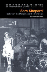 Sam Shepard V8 Pt 4 book cover