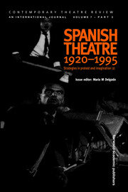 Spanish Theatre 1920 - 1995: Strategies in Protest and Imagination (2) book cover