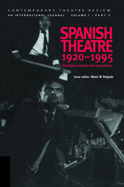 Spanish Theatre 1920-1995: Strategies in Protest and Imagination (1) book cover