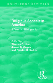 Religious Schools in America (1986): A Selected Bibliography book cover