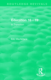 Education 16 - 19 (1993): In Transition book cover