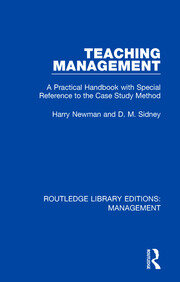 Teaching Management: A Practical Handbook with Special Reference to the Case Study Method book cover