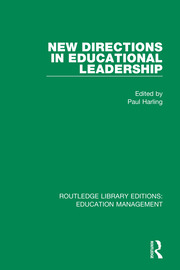 New Directions in Educational Leadership book cover