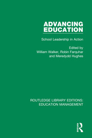 Advancing Education: School Leadership in Action book cover
