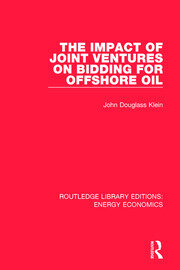 The Impact of Joint Ventures on Bidding for Offshore Oil book cover