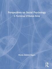 Perspectives on Social Psychology: A Psychology of Human Being book cover