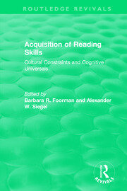 Acquisition of Reading Skills (1986): Cultural Constraints and Cognitive Universals book cover
