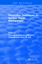 Revival: Separation Techniques in Nuclear Waste Management (1995) book cover