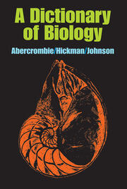 A Dictionary of Biology book cover
