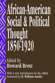 African-American Social and Political Thought: 1850-1920 book cover