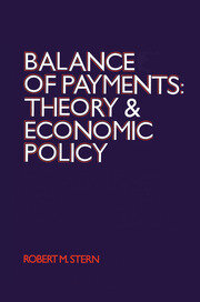 Balance of Payments: Theory and Economic Policy book cover