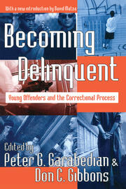 Becoming Delinquent: Young Offenders and the Correctional Process book cover