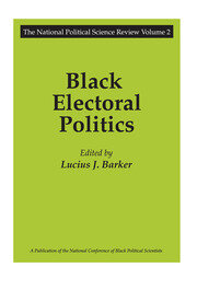 Black Electoral Politics: Participation, Performance, Promise book cover