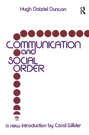 Communication and Social Order book cover