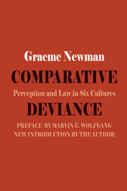 Comparative Deviance: Perception and Law in Six Cultures book cover