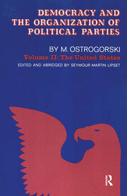 Democracy and the Organization of Political Parties: Volume 2 book cover