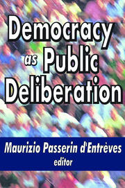 Democracy as Public Deliberation book cover