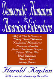 Democratic Humanism and American Literature book cover