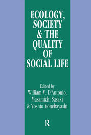 Ecology, World Resources and the Quality of Social Life book cover