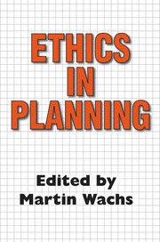 Ethics in Planning book cover