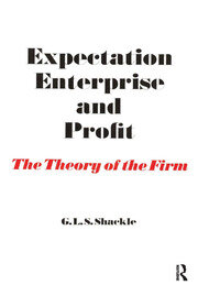 Expectation, Enterprise and Profit: The Theory of the Firm book cover