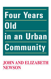 Four Years Old in an Urban Community book cover