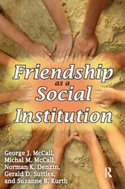Friendship as a Social Institution book cover