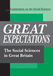 Great Expectations: The Social Sciences in Great Britain book cover