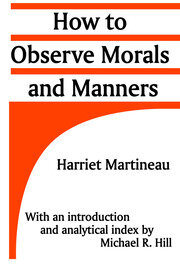 How to Observe Morals and Manners book cover