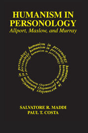 Humanism in Personology: Allport, Maslow, and Murray book cover