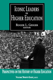 Iconic Leaders in Higher Education book cover