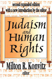 Judaism and Human Rights book cover