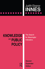 Knowledge and Public Policy: The Search for Meaningful Indicators book cover