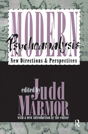 Modern Psychoanalysis: New Directions and Perspectives book cover