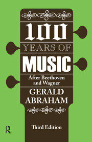 One Hundred Years of Music: After Beethoven and Wagner book cover